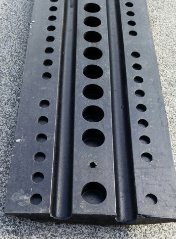 Rubber Speed Hump with Water Channels